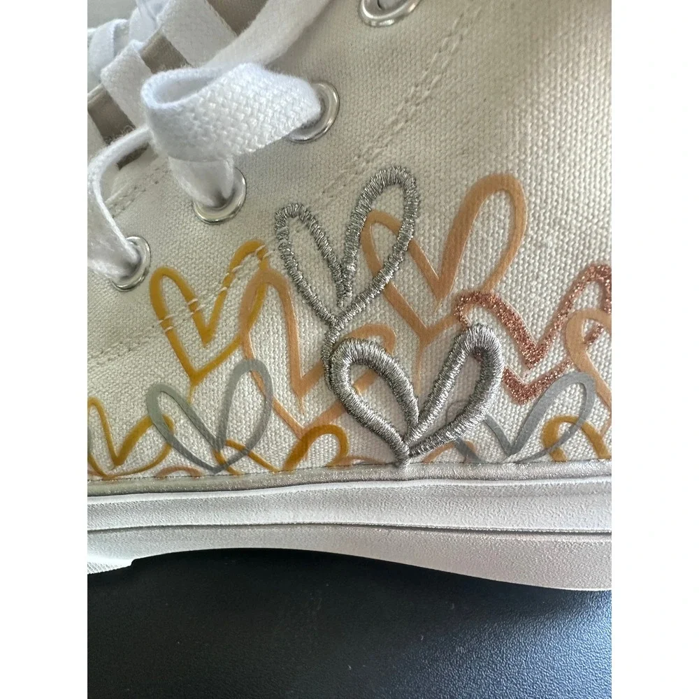 Skechers x James Goldcrown Women's Cordova Classic - Chic Love White Sneakers 10